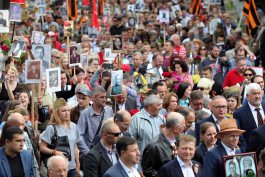 Președintele Republicii Moldova, Igor Dodon, a participat la acţiunile organizate cu prilejul Zilei Victoriei 