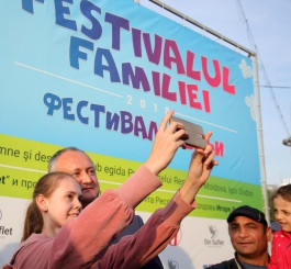 Șeful statului a participat astăzi la Festivalul Familiei