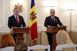 Igor Dodon a avut o întrevedere cu Brian Brown