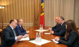 Președintele Igor Dodon a avut o întrevedere cu Andrei Nazarov, co-președintele organizației ”Delovaia Rossia”