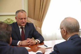 Igor Dodon a avut o întrevedere cu Farit Muhametșin