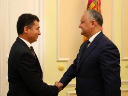 Președintele Republicii Moldova a avut o întrevedere cu Ambasadorul Republicii Azerbaidjan