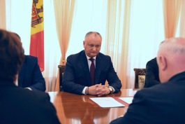 Igor Dodon discussed the domestic political situation in Moldova at a meeting with the delegation of the OSCE Parliamentary Assembly