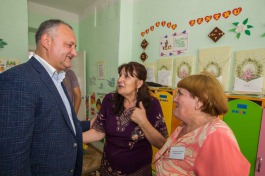 Igor Dodon a vizitat grădinița de copii ”Spicușor” din satul Onești, raionul Hîncești 