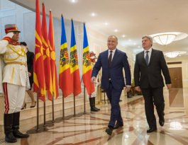 Președintele Republicii Moldova a avut o întrevedere cu Președintele Republicii Macedonia