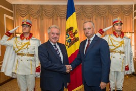 Președintele Republicii Moldova a primit scrisorile de acreditare ale Ambasadorului agreat al Republicii Turcia în țara noastră