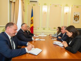 Președintele Republicii Moldova a avut o întrevedere cu Ambasadorul Republicii Turcia în țara noastră