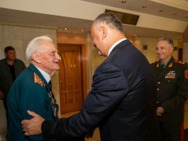 Șeful statului a participat la forumul militar-istoric organizat cu prilejul celei de-a 74-a aniversare de la Eliberarea Moldovei de sub cotropitorii germano-fascişti