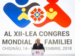 Președintele Republicii Moldova a participat la deschiderea Congresului Mondial al Familiilor