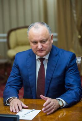 Igor Dodon held a meeting with the IMF Mission