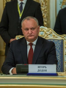 President of the Republic of Moldova held a speech at CIS Summit 