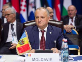 Igor Dodon a rostit un discurs în cadrul ședinței plenare a summit-ului Organizației Internaționale a Francofoniei 