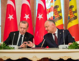 The President Igor Dodon had a meeting with the President of Turkey