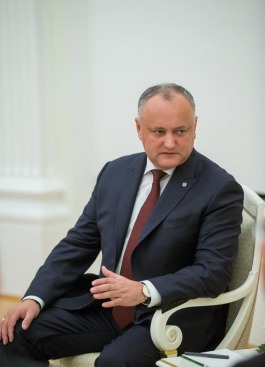 Președintele Republicii Moldova, Igor Dodon, a avut o întrevedere cu Președintele Federației Ruse, Vladimir Putin