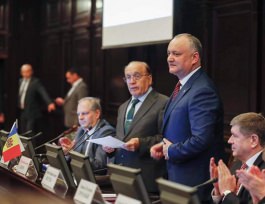 Igor Dodon a ținut un discurs la Universitatea de Stat din Moscova “M.V. Lomonosov"