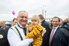  Igor Dodon a participat la Festivalul Vinului din Găgăuzia