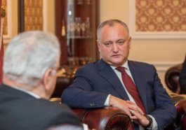 Președintele Republicii Moldova a primit scrisorile de acreditare din partea a trei ambasadori agreați