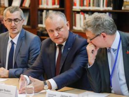 Președintele Igor Dodon a participat la o “masă rotundă” organizată de Institutul Regal pentru Afaceri Internaționale din Marea Britanie