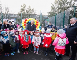 Igor Dodon participated in the inauguration of a sports complex in the city of Soroca