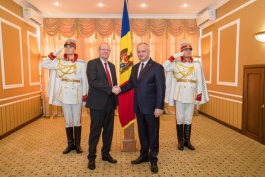 Președintele Republicii Moldova a primit scrisorile de acreditare din partea a cinci ambasadori agreați