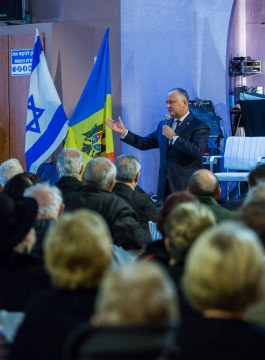 Igor Dodon a avut o întrevedere cu reprezentanții diasporei moldovenești în Statul Israel