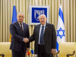 Președintele Republicii Moldova a avut o întrevedere cu Președintele Statului Israel