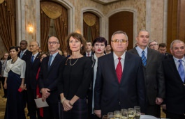 Președintele Republicii Moldova a participat la recepția oferită corpului diplomatic 