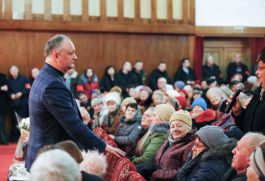 Igor Dodon a vizitat raionul Soroca