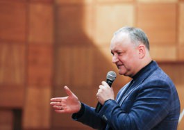 Igor Dodon a vizitat raionul Soroca