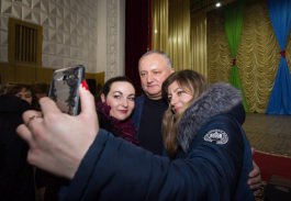 Igor Dodon a vizitat raionul Ocnița