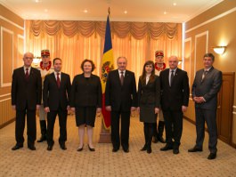 President Nicolae Timofti receives letters of accreditation from five envoys