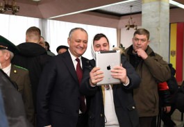 Igor Dodon a vizitat raionul Ungheni