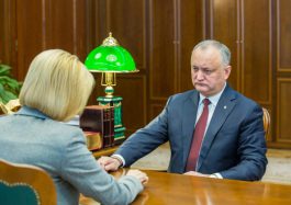 Igor Dodon a avut o întrevedere de lucru cu Irina Vlah