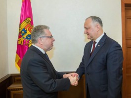 Președintele țării a avut o întrevedere cu Ambasadorul Franței