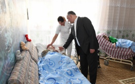 Igor și Galina Dodon au vizitat Centrul pentru copii cu dizabilități din orașul Orhei