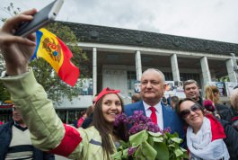 Președintele țării a participat la marșul și mitingul echității sociale