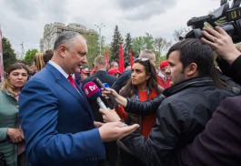 Президент страны принял участие в Марше и митинге социальной справедливости