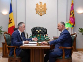 Igor Dodon a avut o întrevedere cu Victor Gaiciuc