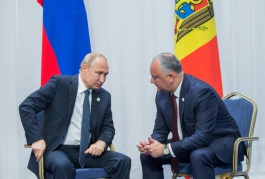 Igor Dodon a avut o întrevedere de lucru cu Vladimir Putin