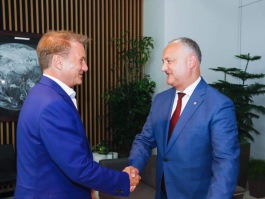 Igor Dodon a avut o întrevedere cu Gherman Gref