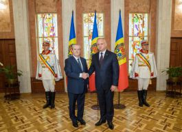 Președintele Republicii Moldova a primit scrisorile de acreditare din partea a cinci ambasadori agreați