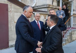 Igor Dodon a prezentat efectivului SIS noua conducere