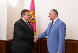 The President of the Republic of Moldova had a working meeting with the Minister of Foreign Affairs of the Republic of Lithuania