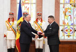 Igor Dodon a conferit distincții de stat