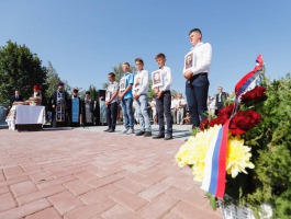 Șeful statului a participat la ceremonia de deschidere a Complexului Memorial al Eroilor din satul Răscăieți