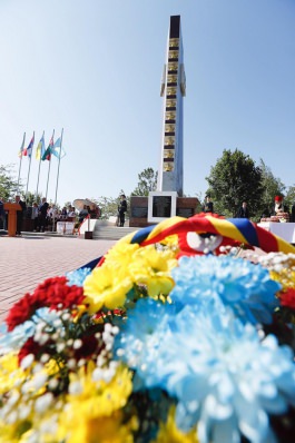 Șeful statului a participat la ceremonia de deschidere a Complexului Memorial al Eroilor din satul Răscăieți