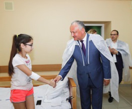 Cuplul prezidențial a donat Spitalului „V. Ignatenco” echipament medical