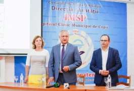 Cuplul prezidențial a donat Spitalului „V. Ignatenco” echipament medical