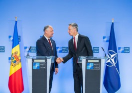 Președintele Igor Dodon a avut o întrevedere cu Secretarul General al NATO