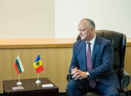 Președintele Igor Dodon a avut o întrevedere cu Președintele Bulgariei, Rumen Radev